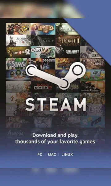 Steam Wallet Card €75 EU Activation Code